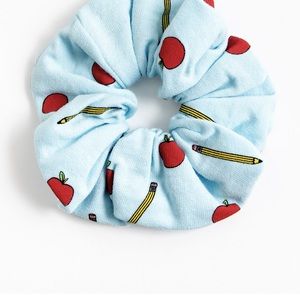 Callie Danielle Apple Teacher School Scrunchie